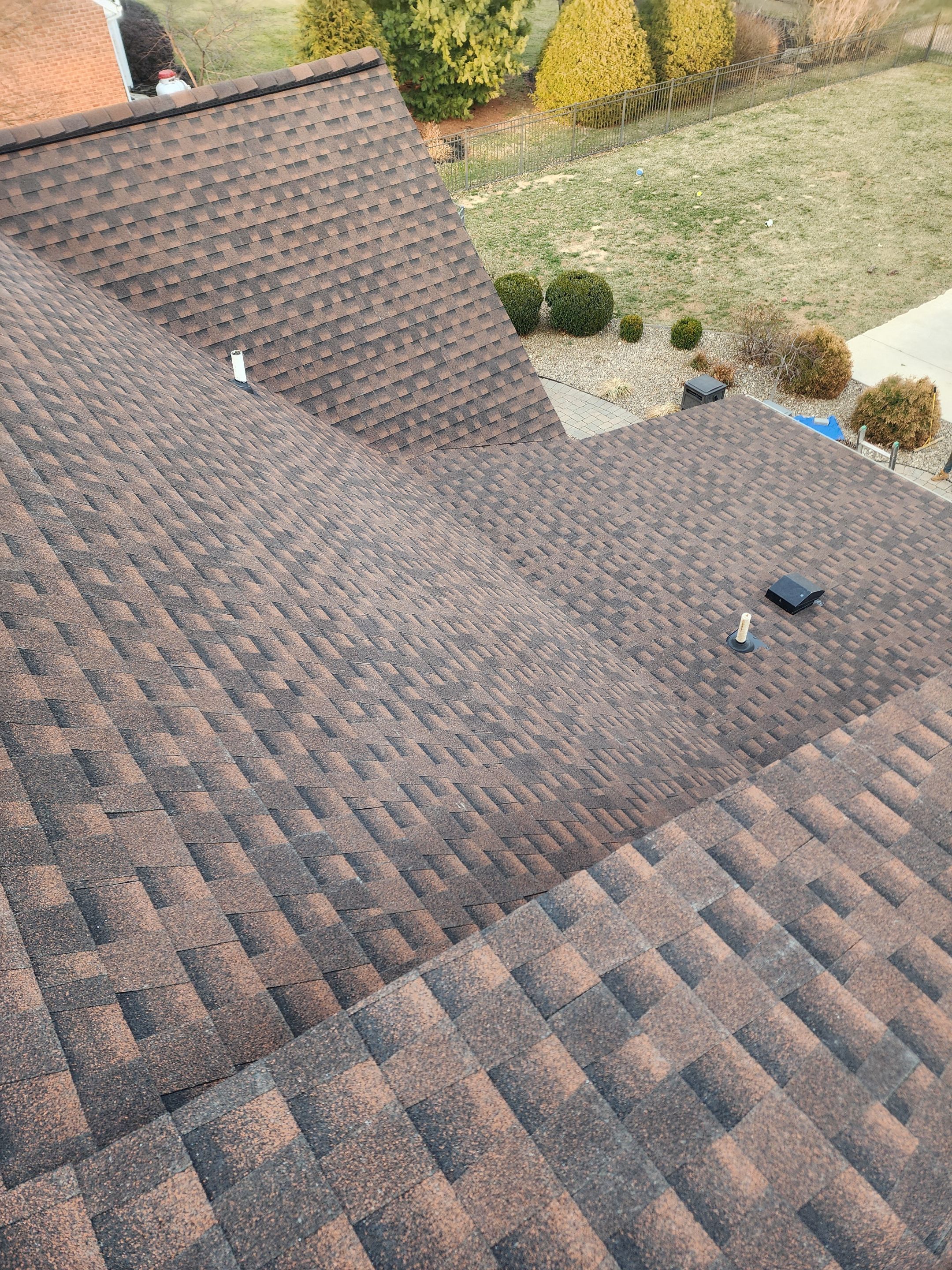 Roof Installation using Gaf Hdz Architectural Shingle - Hickory by Teflon Roofing