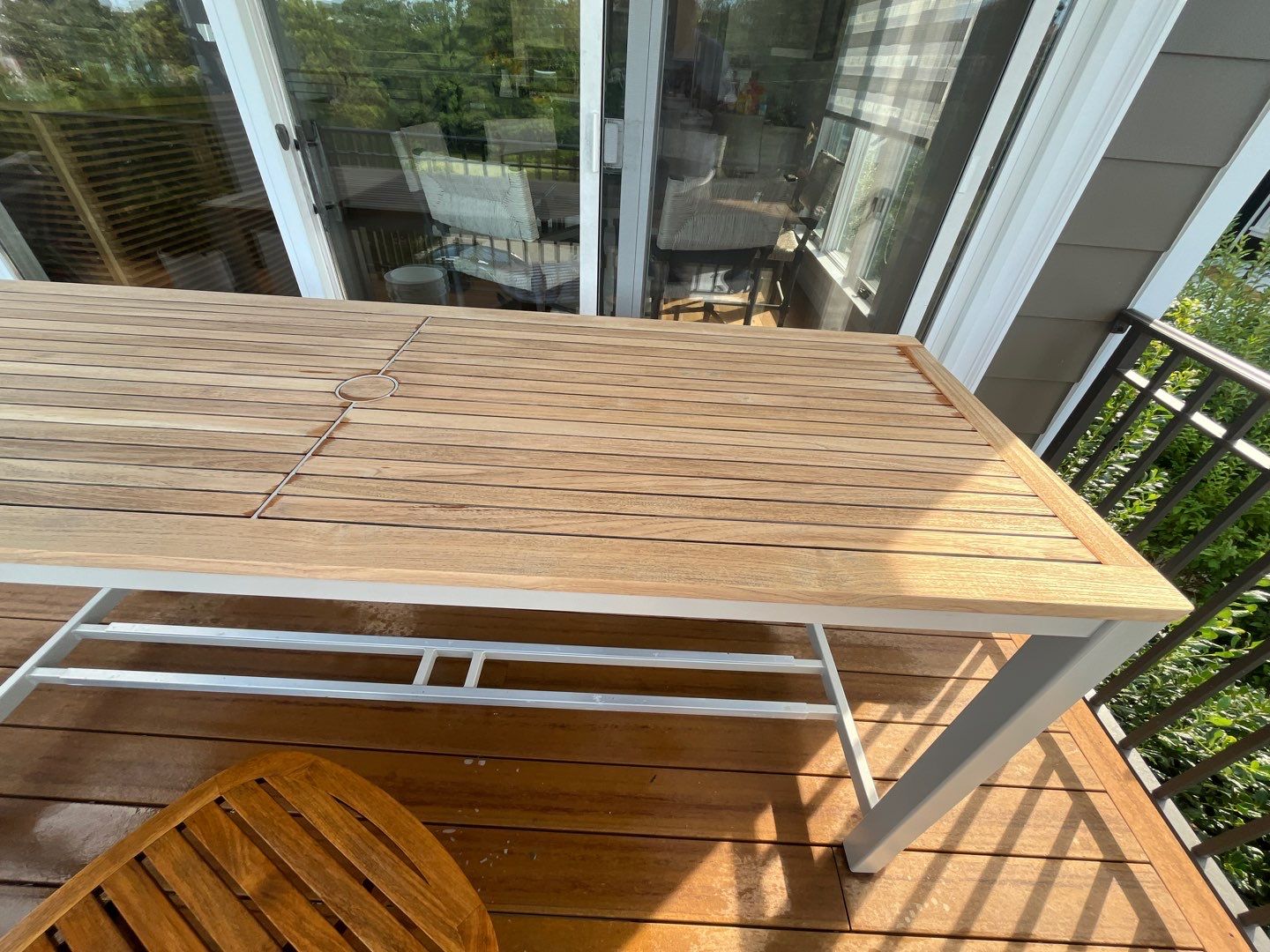 Teak Outdoor Furniture Restoration by Fresh Coat Works LLC