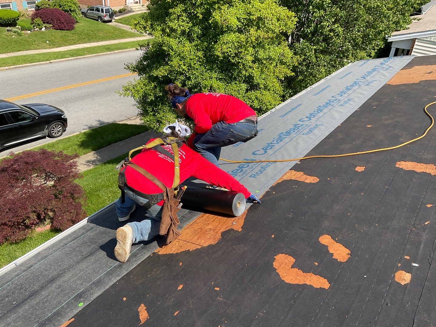Residential Roofing Installation using CertainTeed Shingles by Alpha Design Services