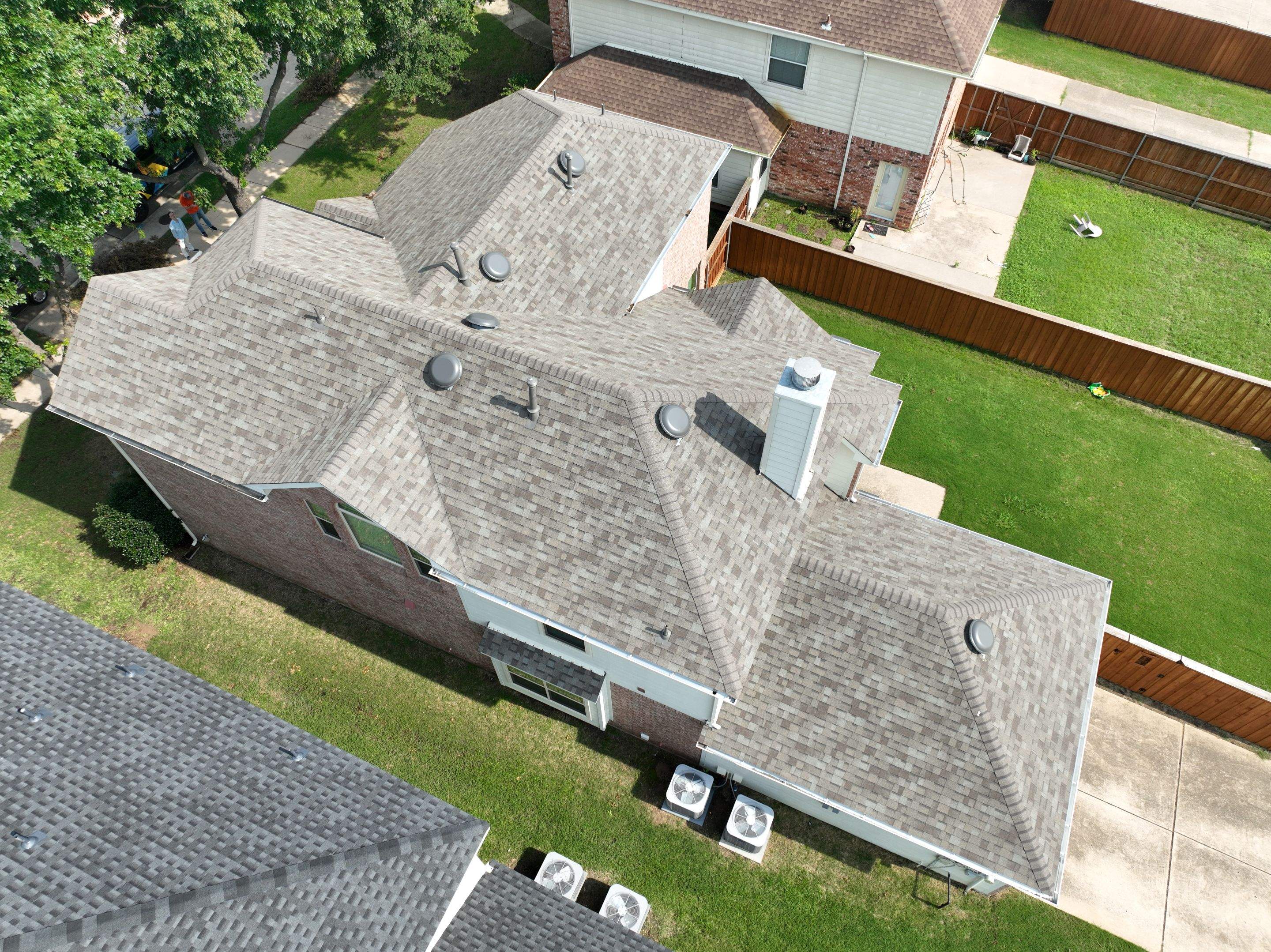 Residential Roofing Installation using Owens Corning TruDef Duration Storm Driftwood by OneSource Roofing and Restoration