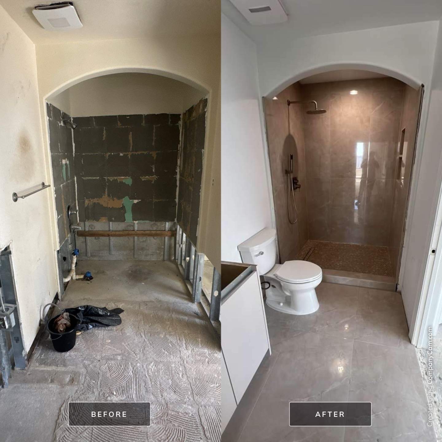 Bathroom renovation by Prudencio