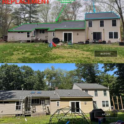 Full Roof Replacement & Fascia Upgrade on High Street in Stratham, NH
