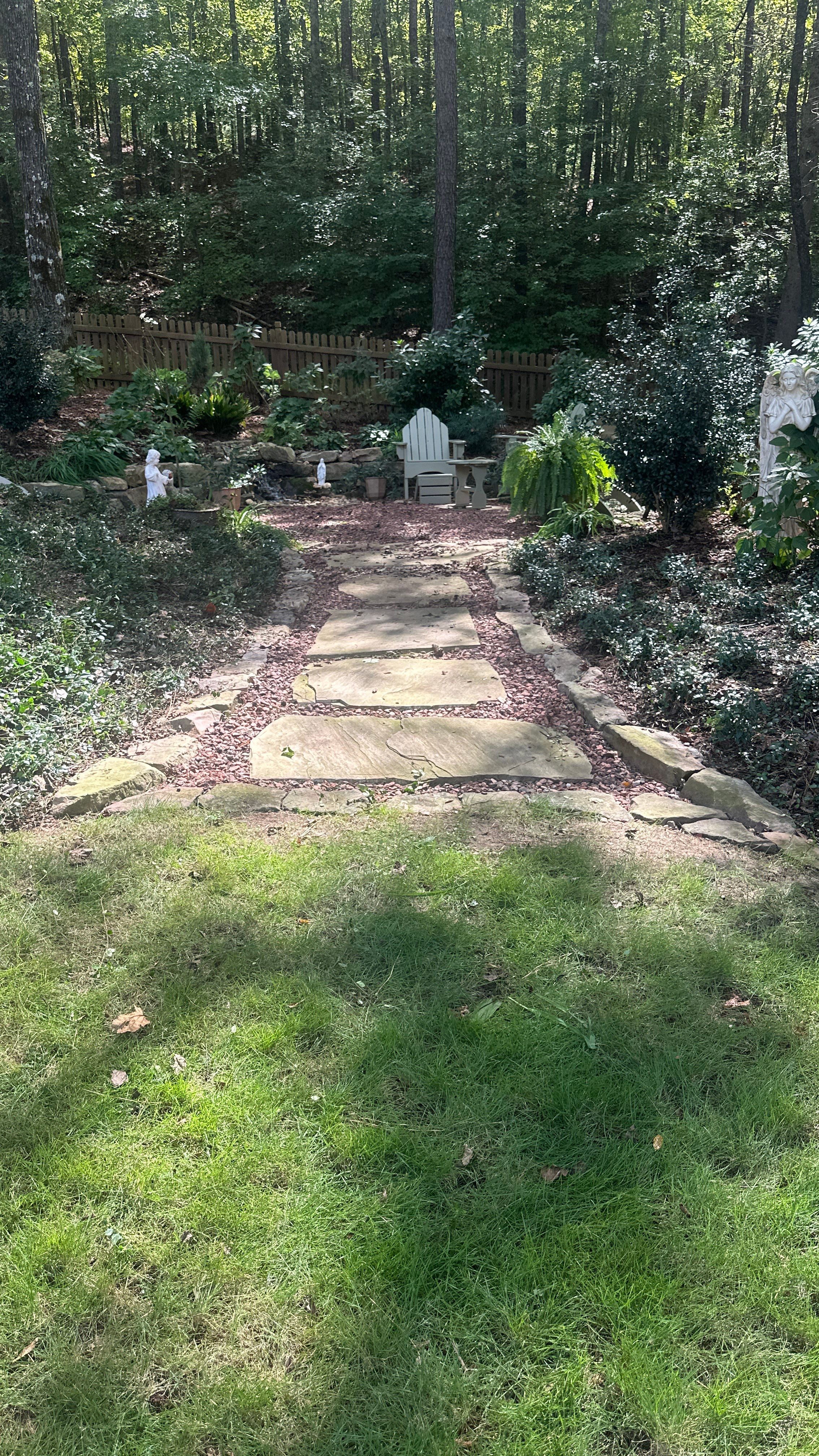 Custom Landscape Transformation and Hardscape Installation in Birmingham by NATURE ONE - LANDSCAPE DESIGN