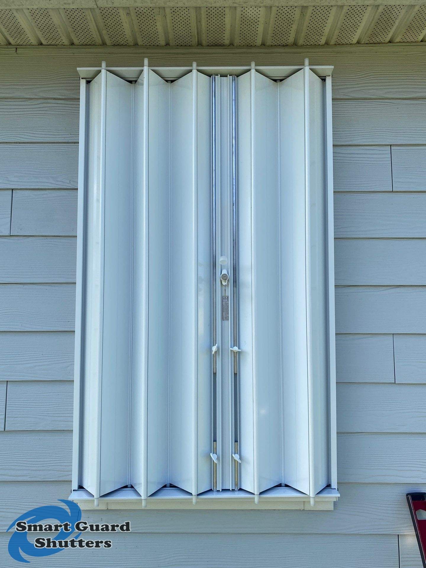Hurricane Protection in White by Smart Guard Shutters