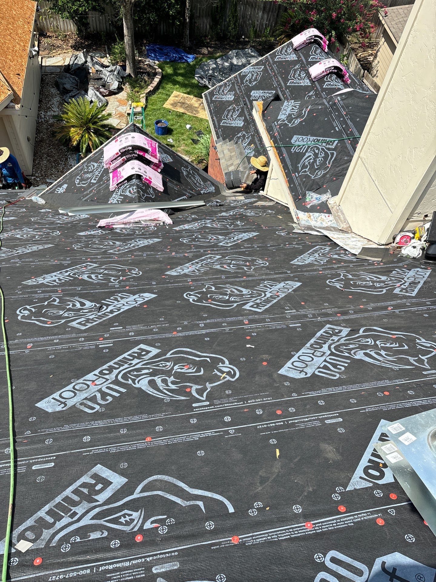 Residential Roofing Installation using Owen's Corning Duration (Lifetime) Shingles by Roof Repair Company