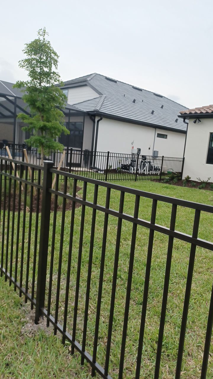 Nokomis, FL 4ft. Tall 3-Rail Bronze Aluminum  by Asap fence and gates, LLC
