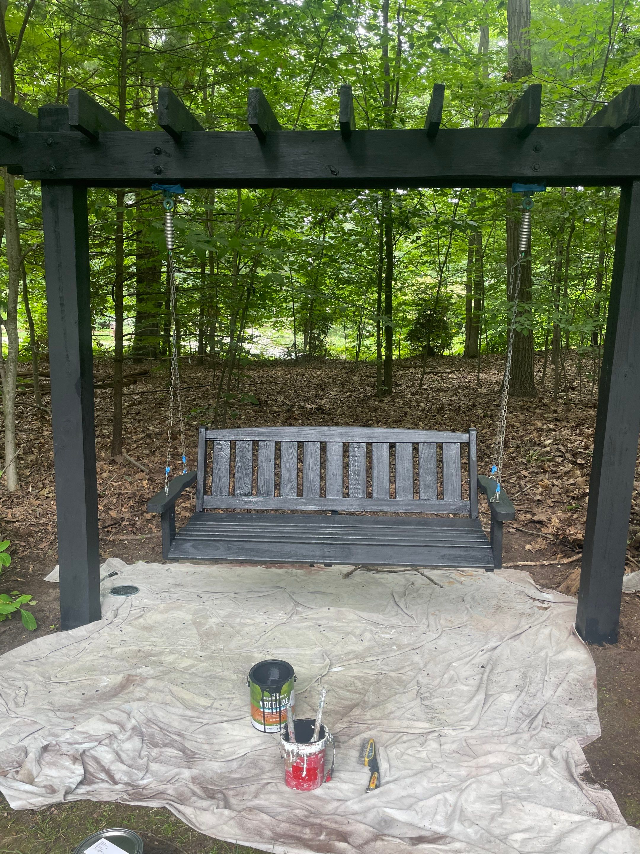 Exterior Deck using solid stain by Gordon Painting