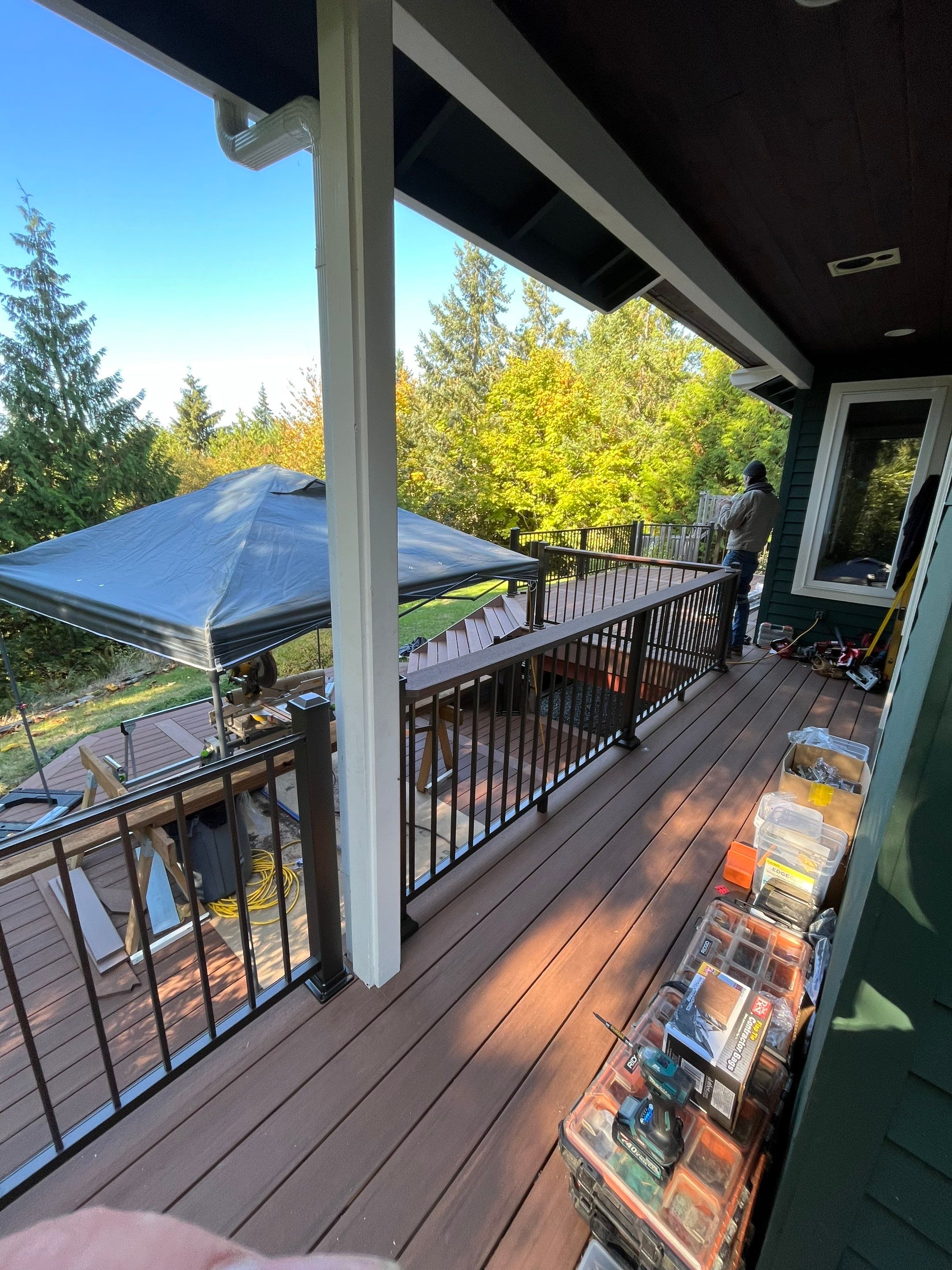Vashon Deck Resurface by Alki deck builders 