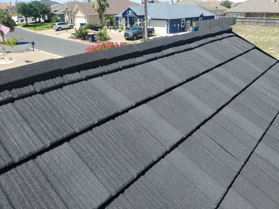 Residential Roofing Installation using Tilcor Stone Coated Steel Roofing by Lighthouse Roofing