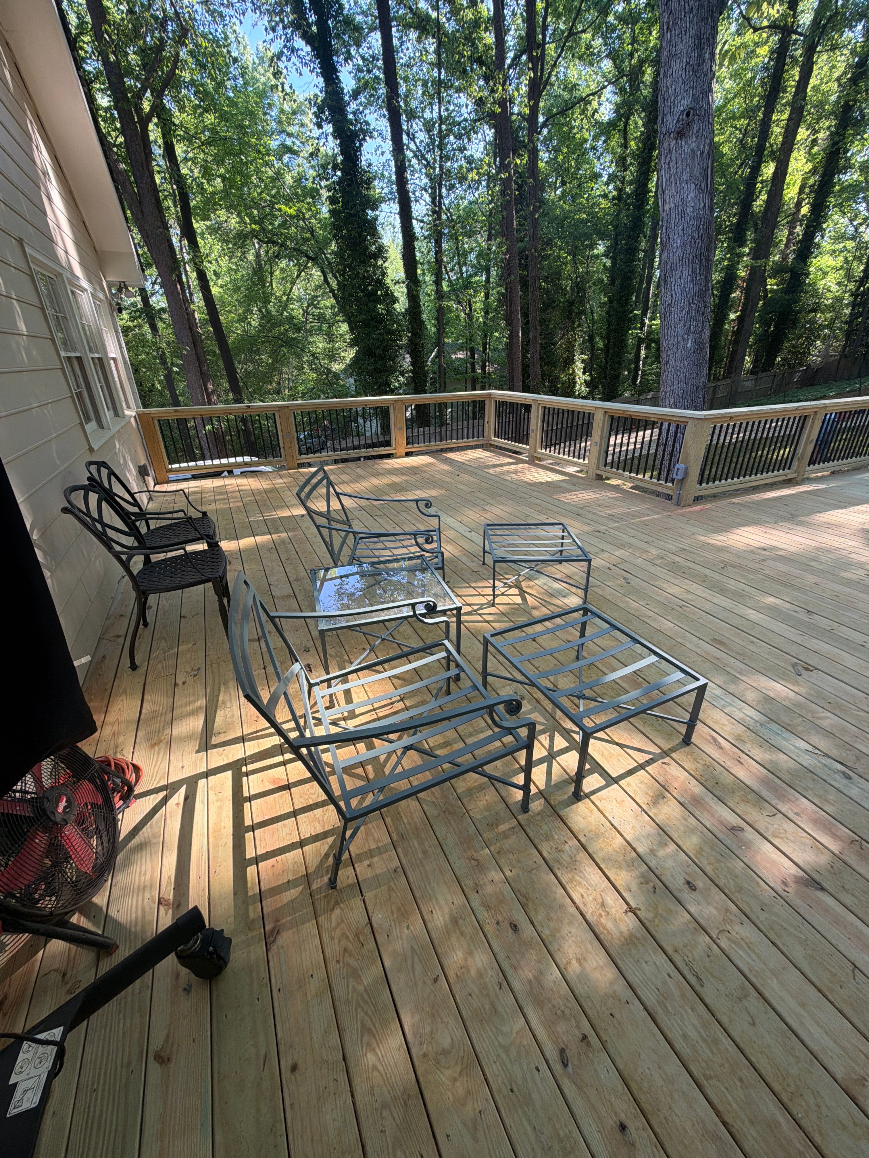 New Deck Construction & Site Improvements by Billy Weatherspoon Contractor