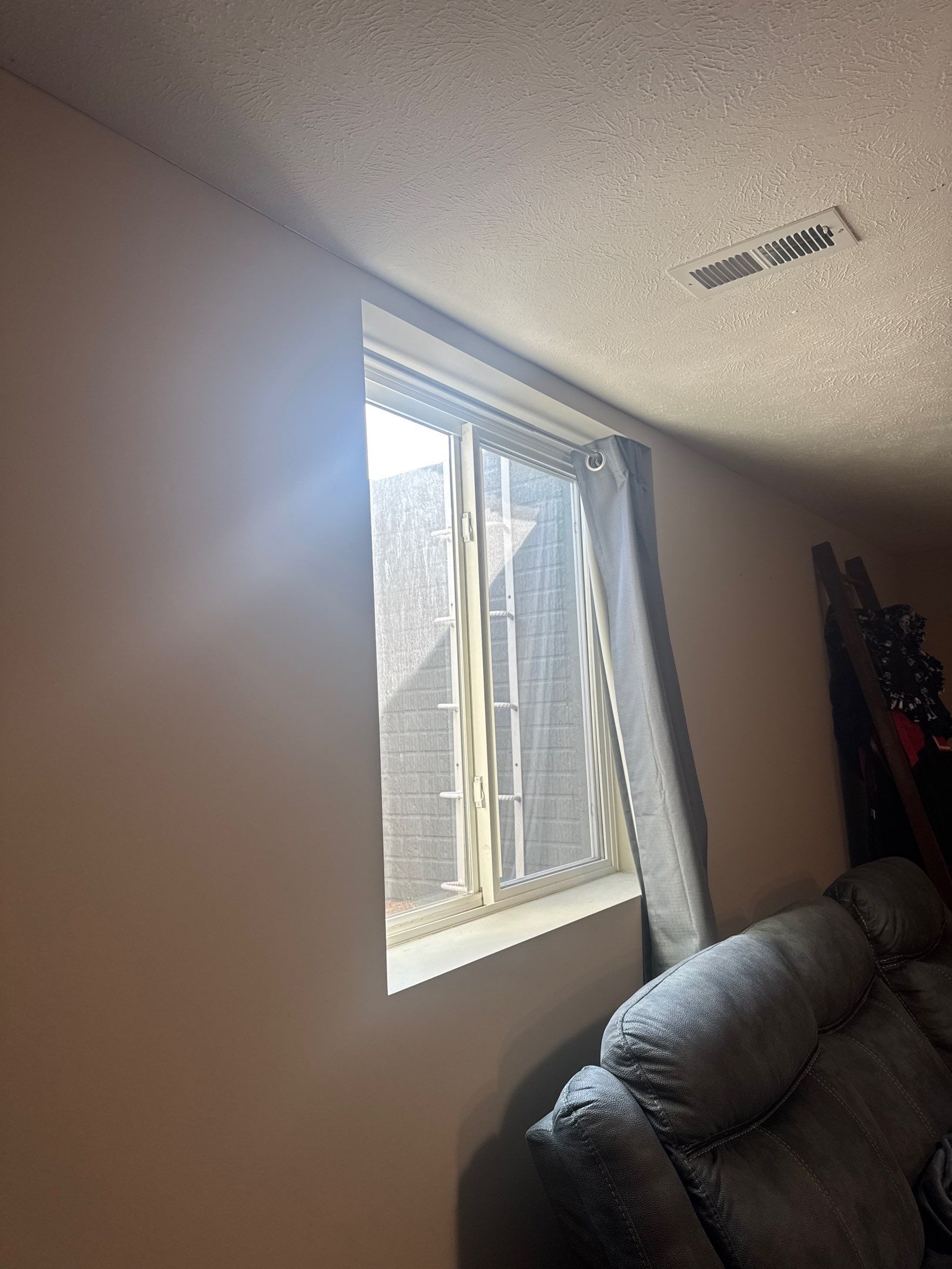 Basement Egress Window and Interior Water Damage Assessment in Lincoln by CompanyCam Sales Demo