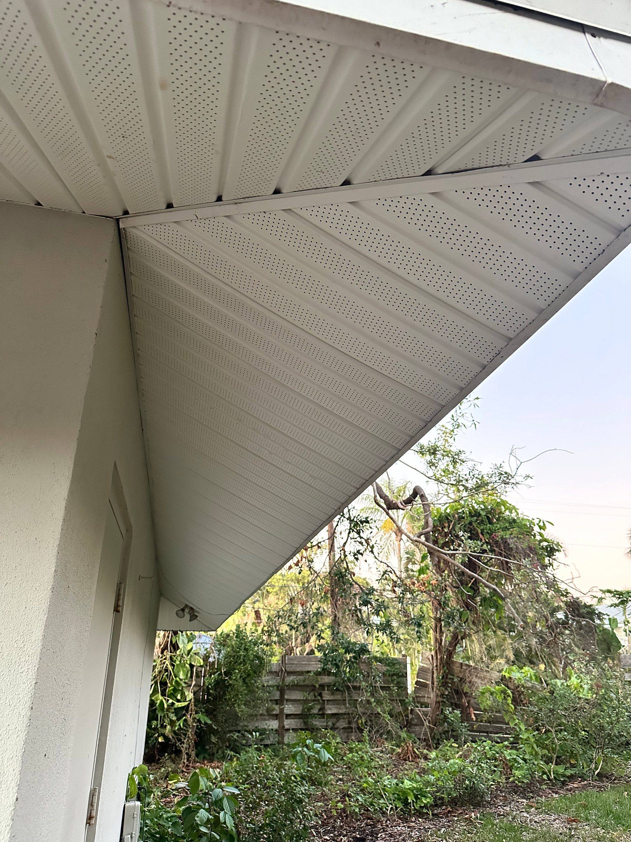 Replace All Soffit in the House in Sarasota FL by Gutter Professors