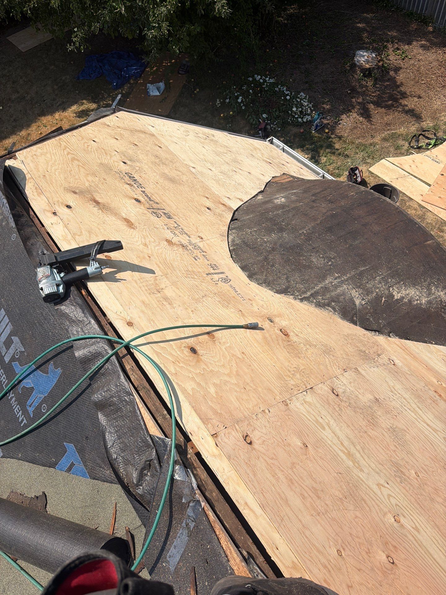 Residential Roofing Installation using GAF HDZ Shingles by Roofing Formula LLC