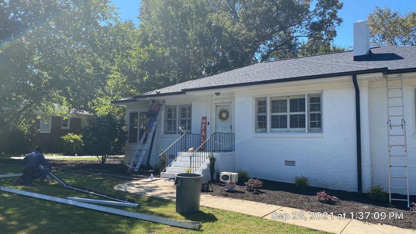 Gutter Installation in Greenville, SC using Seamless Gutter System by Property Assessment