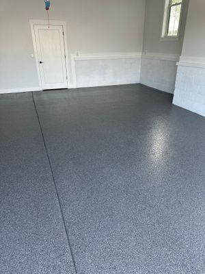 Garage Floor Coating using Briar