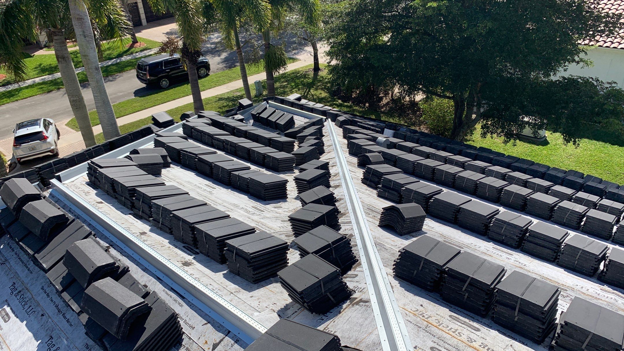 Residential Roofing Installation using Eagle Roofing Tile by BLUES BROTHERS ROOFING