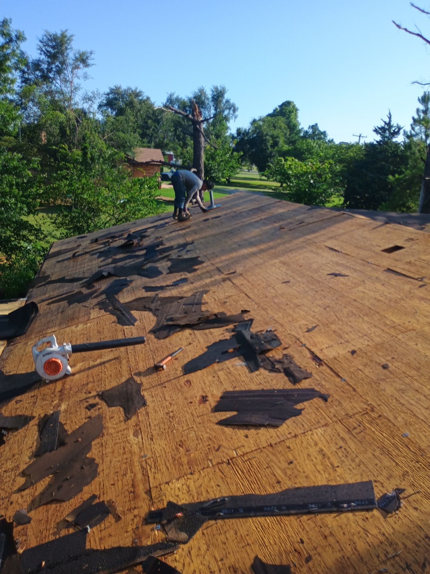 Storm Damage Restoration and Complete Roof Replacement in Pauls Valley by BANA Roofing and Solar Supply