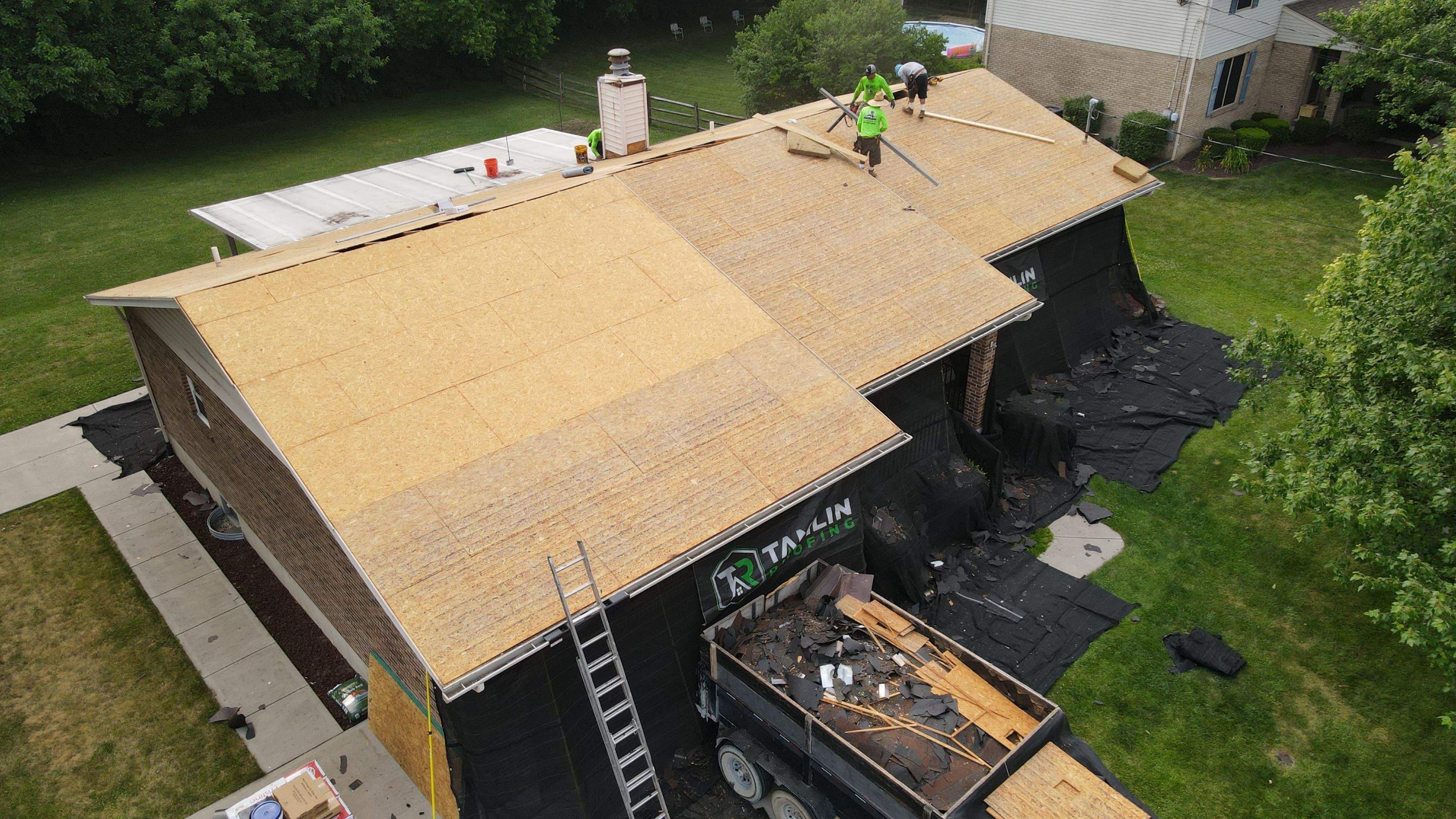 Atlas Weathered Shadow Roof Replacement by Tamlin Roofing