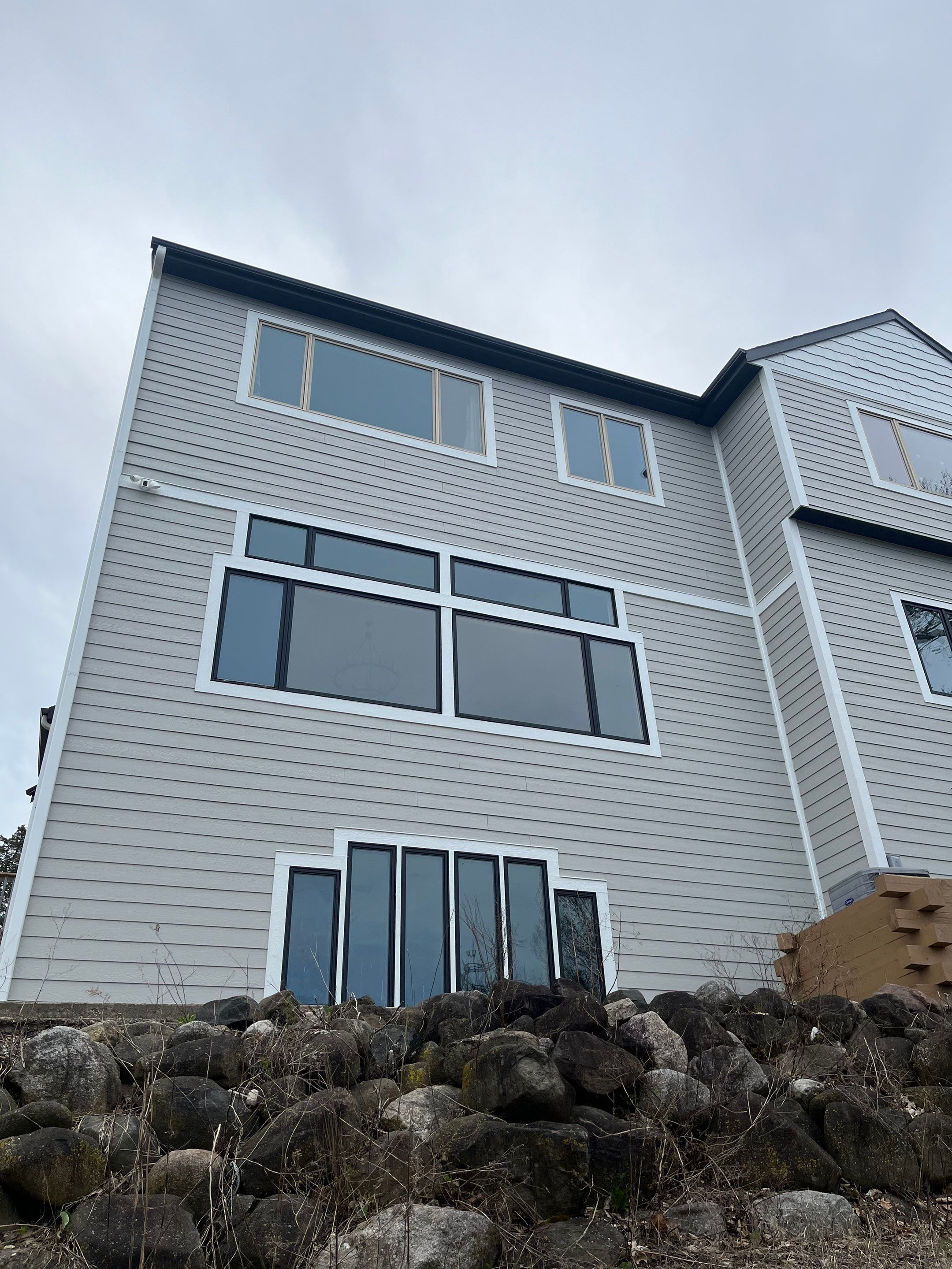 Siding Installation using LP Smart Siding by Total Restoration Services