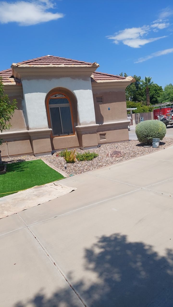 Exterior Paint Job in Mesa by Crash of Rhinos Painting & Garage Floors