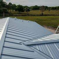 24ga 1" Nail-Strip Mill Finish by Total Roofing System The Metal Roof Experts