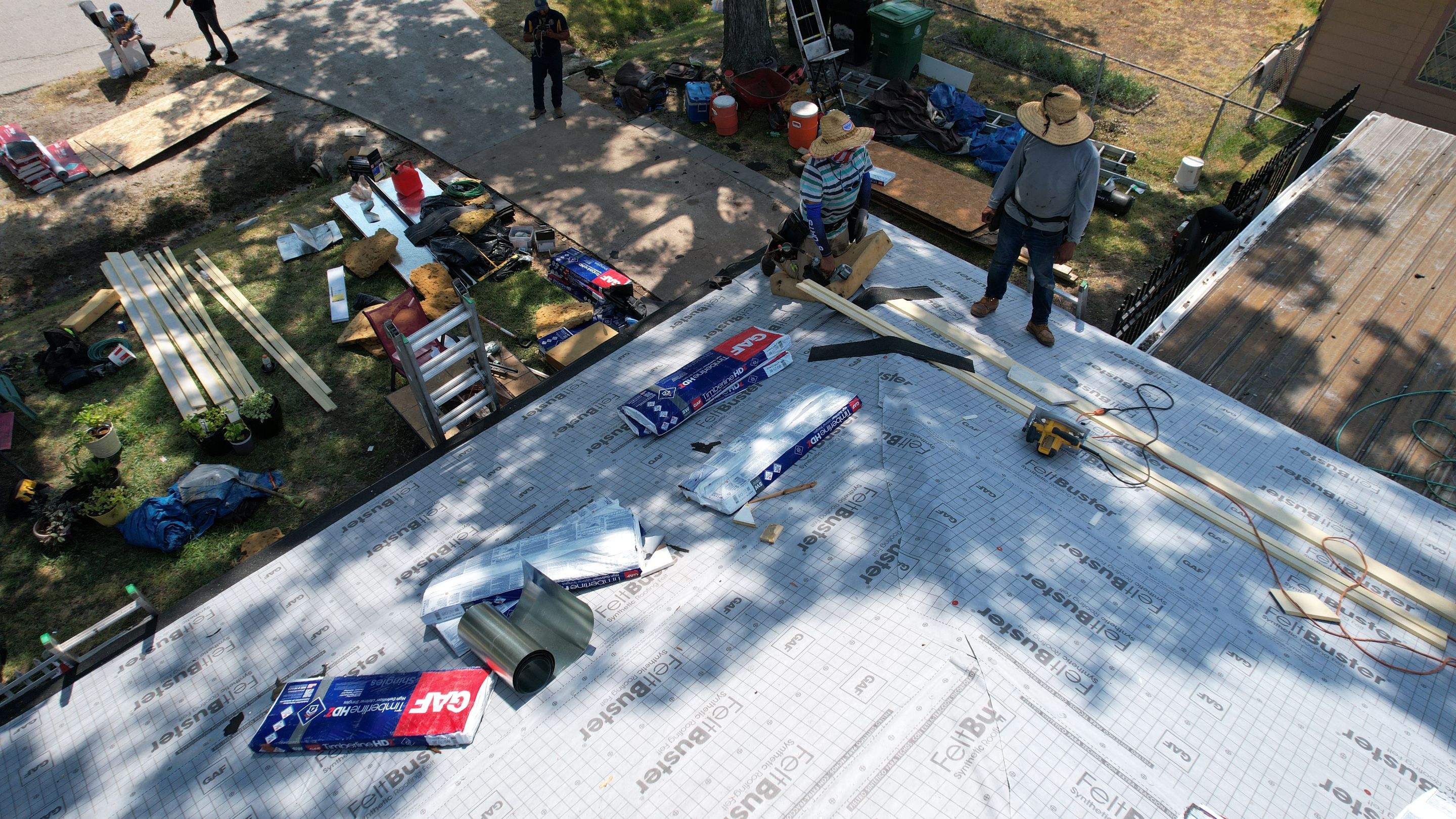 Full Re-Deck & Shingle Roof Replacement — Houston, TX by PL Roofing & SB Roofing, LLC.