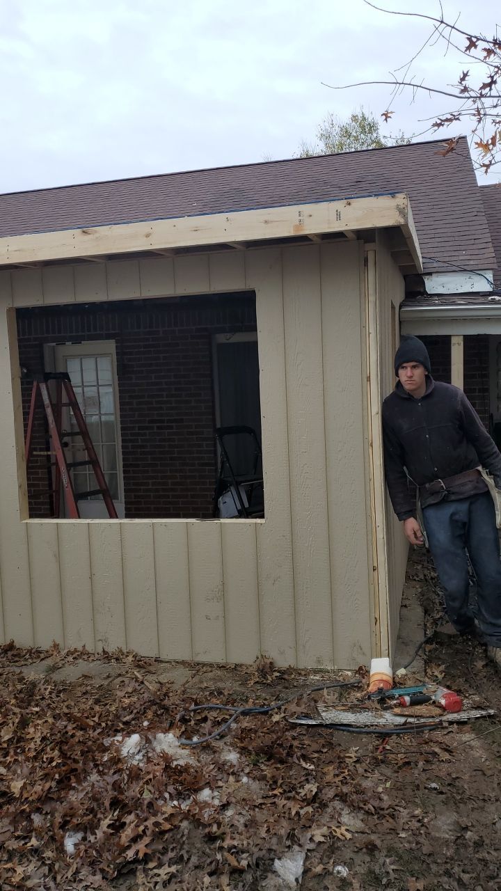 Tree Destroyed Patio Room by Absolute Roofing and Construction