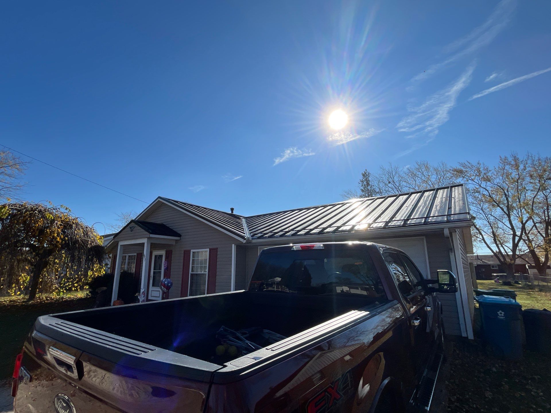 Residential Roofing Installation using Platinum Pro Standing seam  by Nitro Roofing and Construction