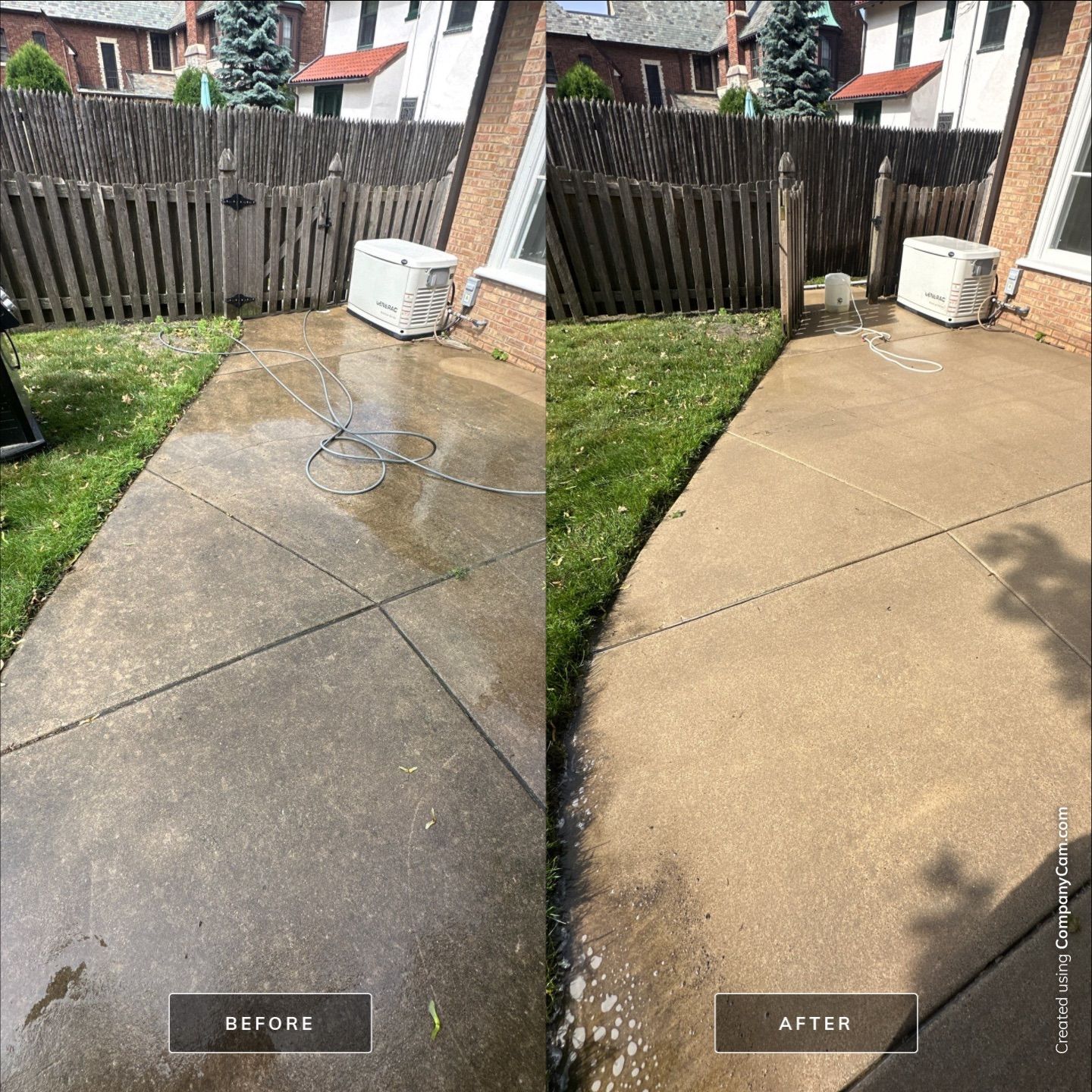 Project in Kenosha by Simmons Power & Soft Washing