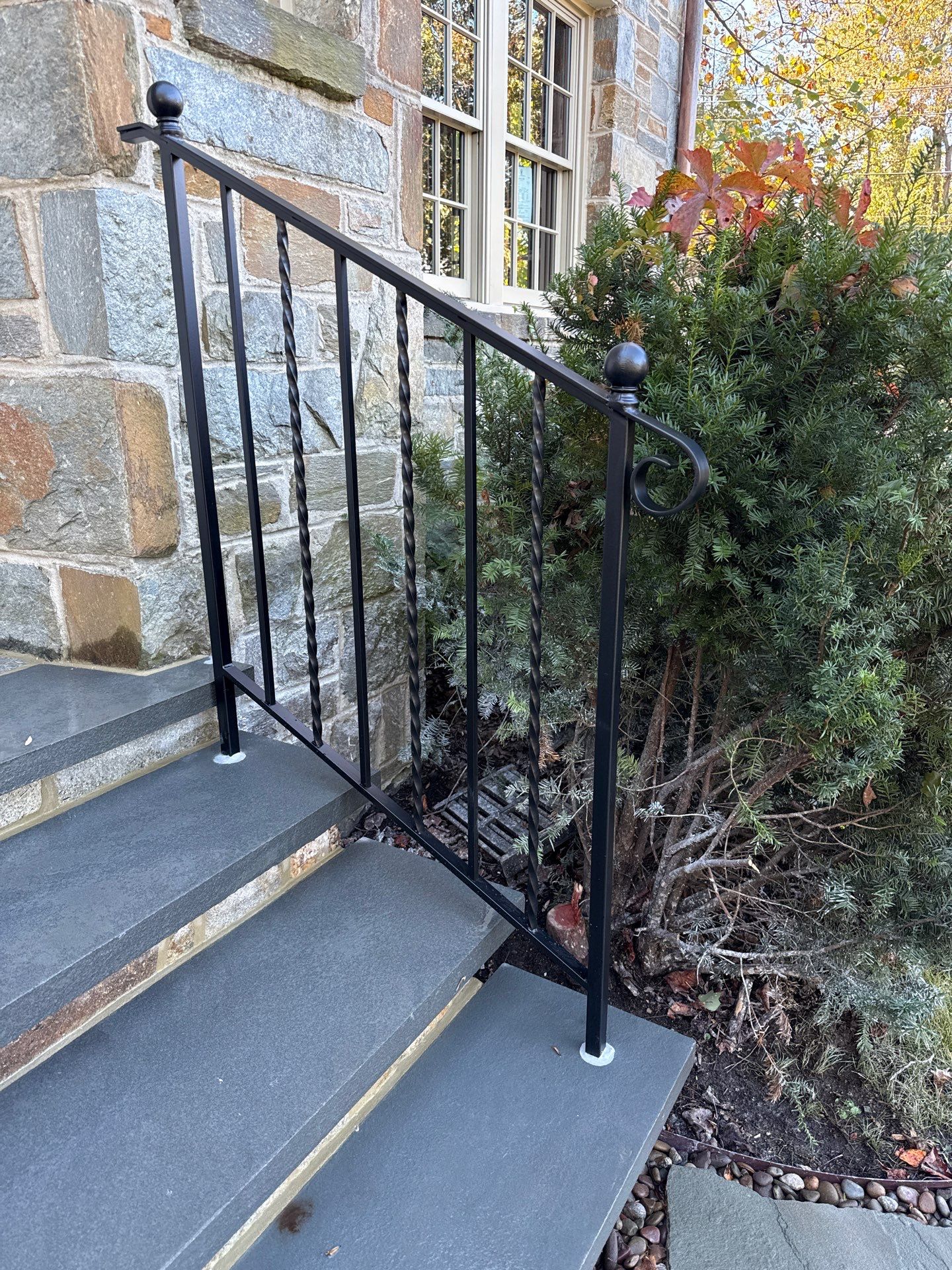 Custom Modern Interior Handrail – Minimalist Steel Design – Bethesda, MD by Capitol Iron Works