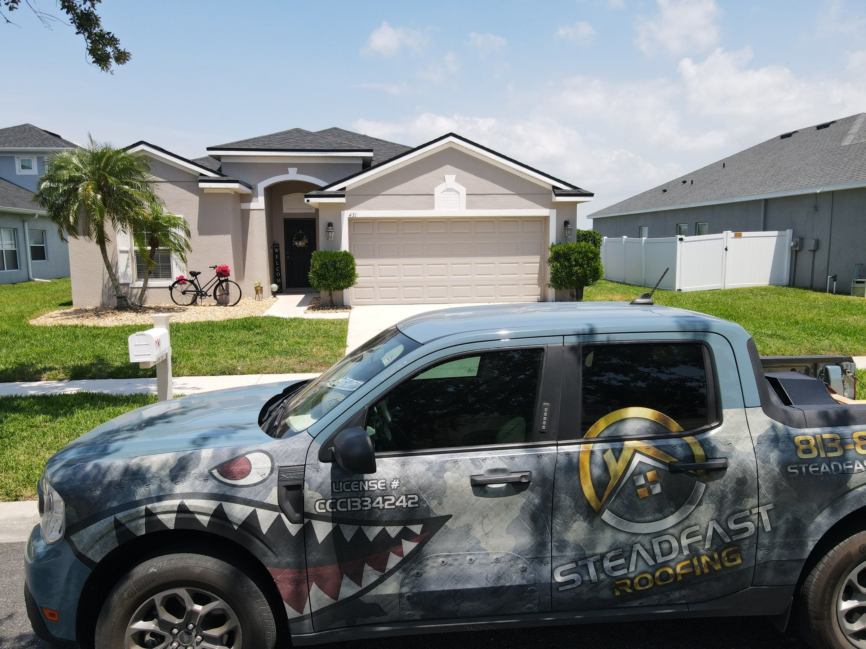 Roof Replacement in Ruskin, FL. by Steadfast Roofing