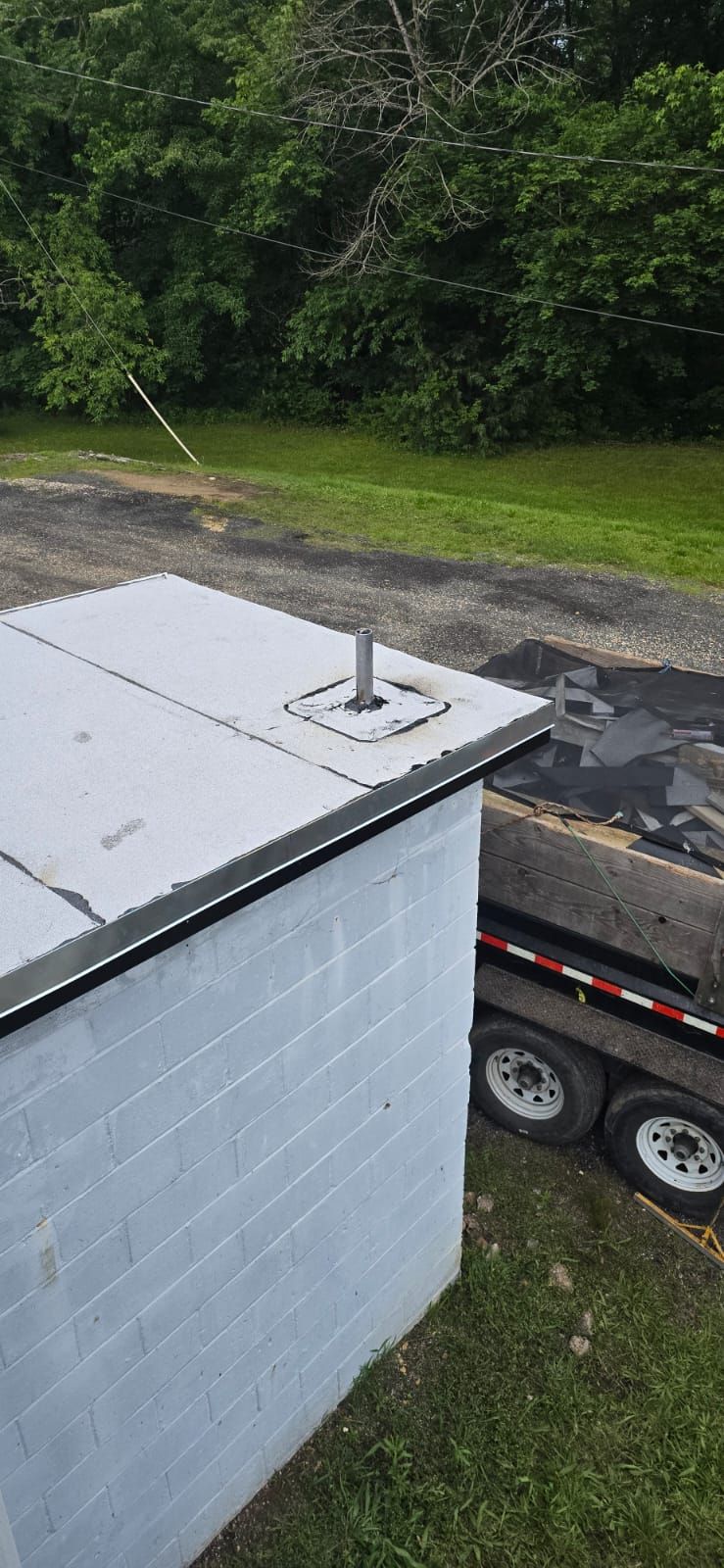 Roof Installation using Silicone APP Elevate Coating by ExteriorPros