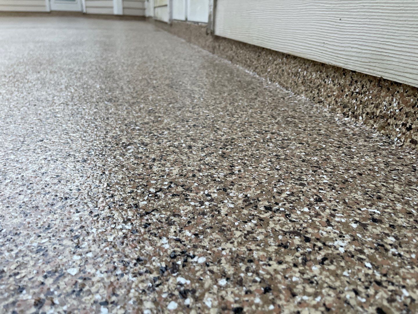 Patio  in Gainesville, FL in Sandstone by Cross Creek Concrete Coatings