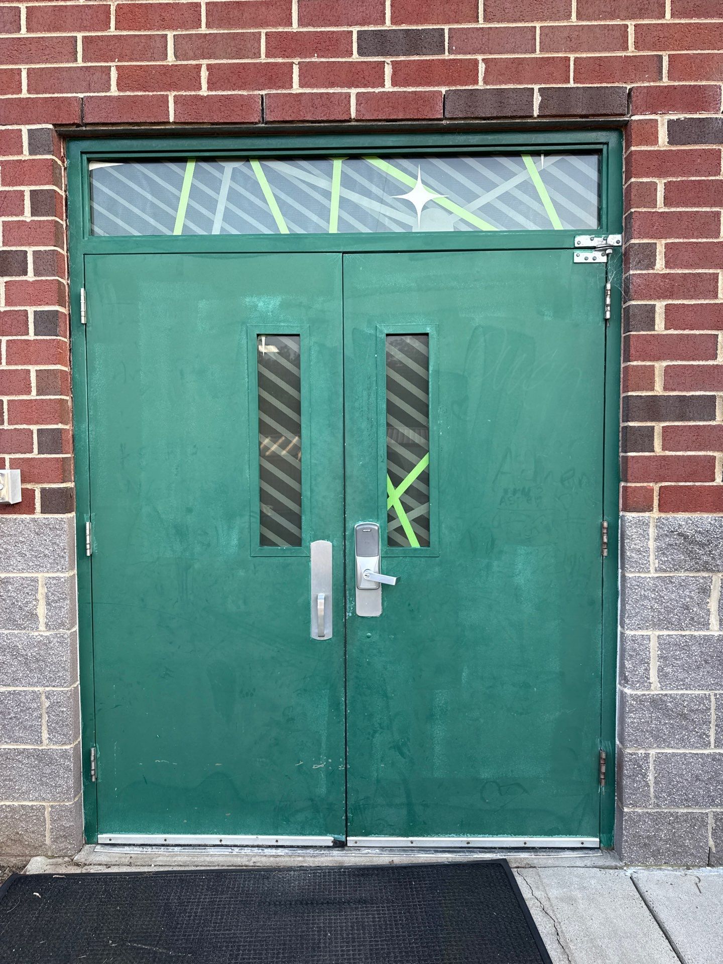 Providence Spring Elementary - Custom Window Safety Film Installation by QC Signs and Graphics
