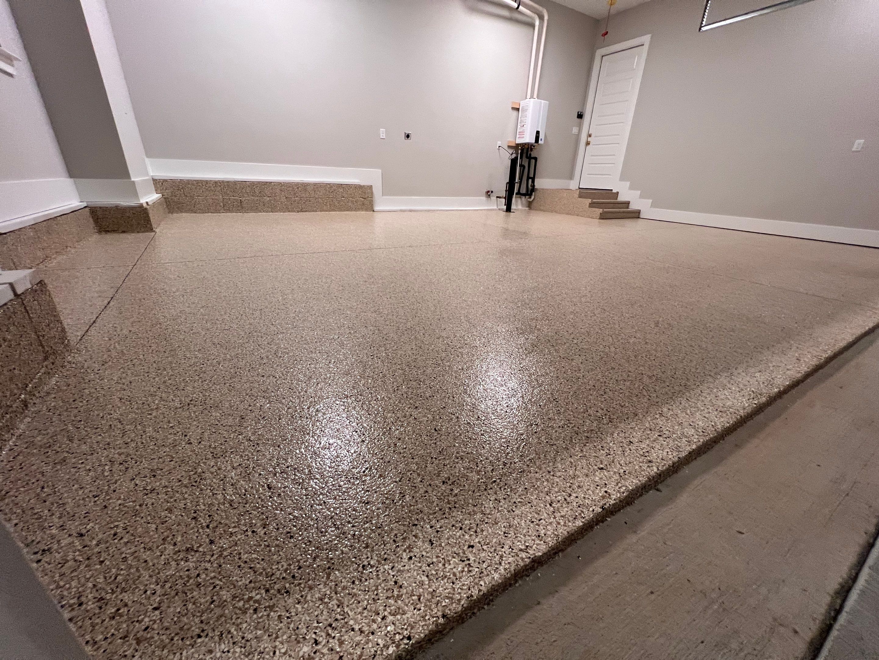 Garage Floor Coating using Shoreline by My Garage Floor Guys