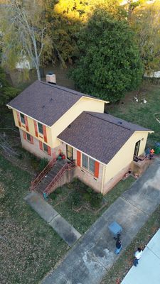 Roof replacement by wind damage