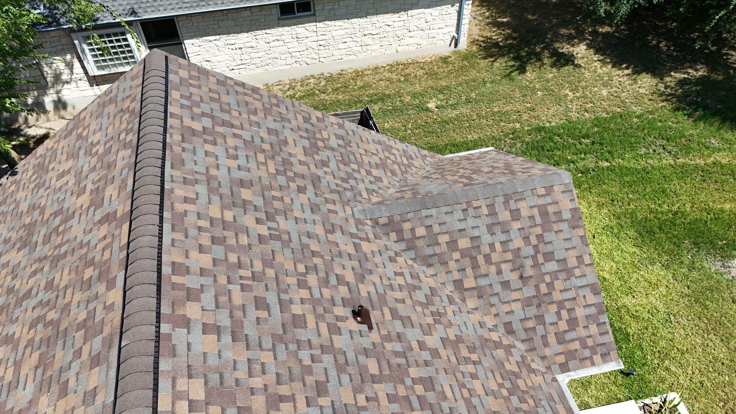Replacement using Owens Corning - Duration - Teak by Action Exteriors Austin