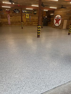 Garage Floor Coating using Cabin Fever