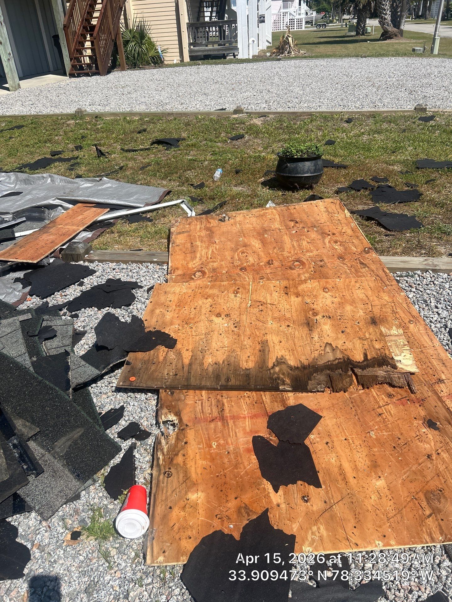 2 Roof Replacements in Progress | Holden Beach Local Roofers by RGR Construction and Roofing, LLC