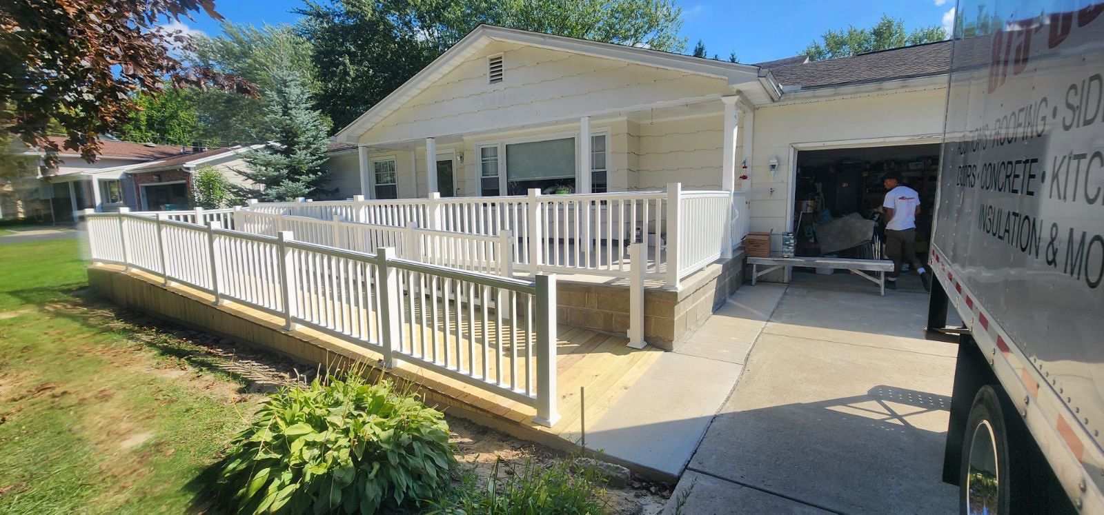 Porch and Concrete by Ivy Lea Construction