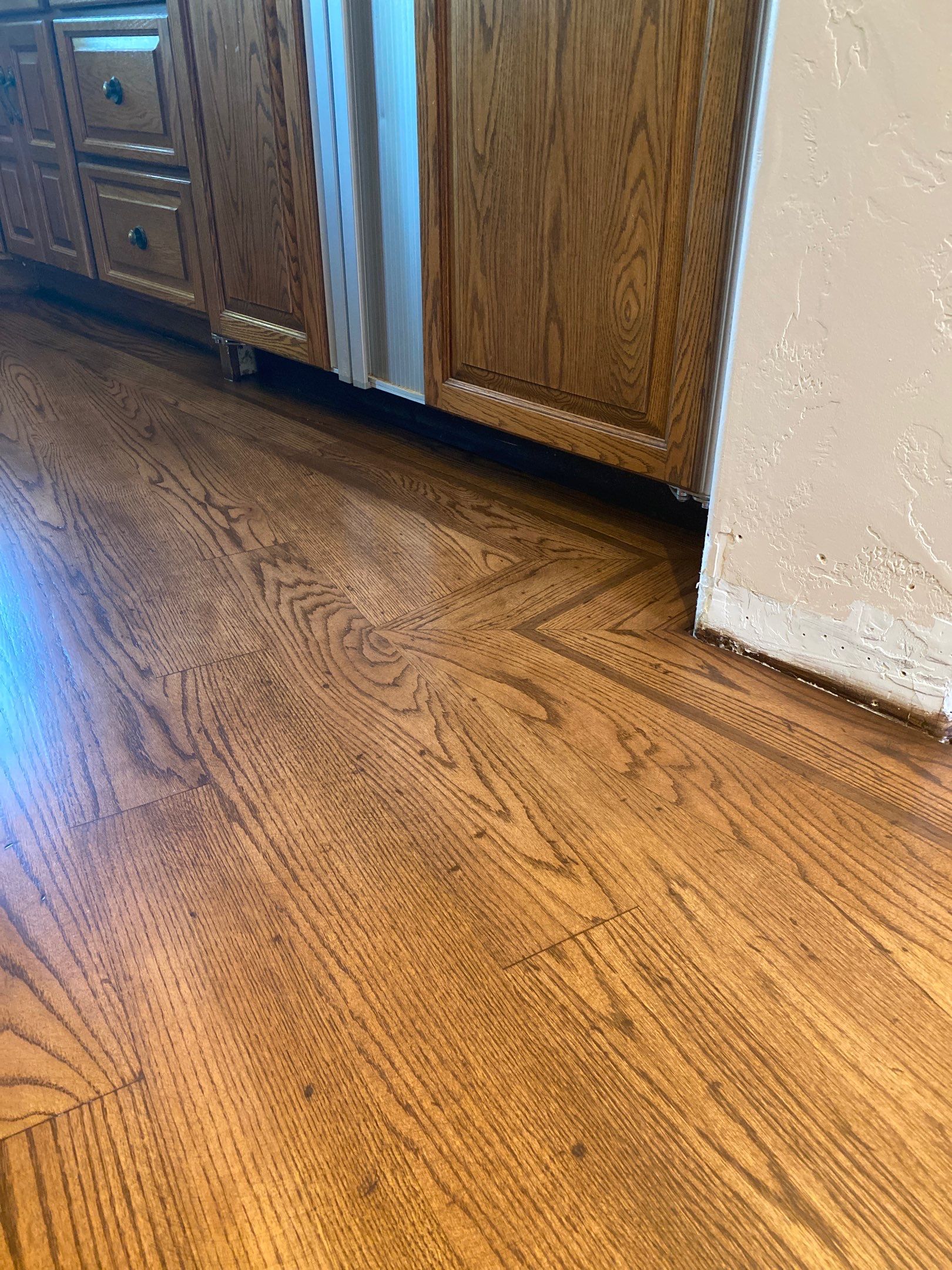 Flood damaged floor repair by Footprints Floors South Sacramento