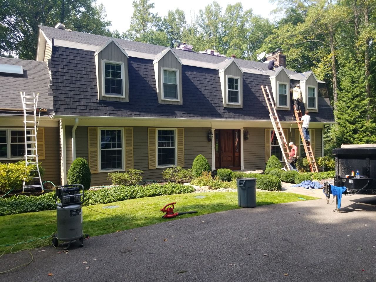 Residential Roofing Installation using Owens Corning Duration, Driftwood by Absolute Roofing and Construction