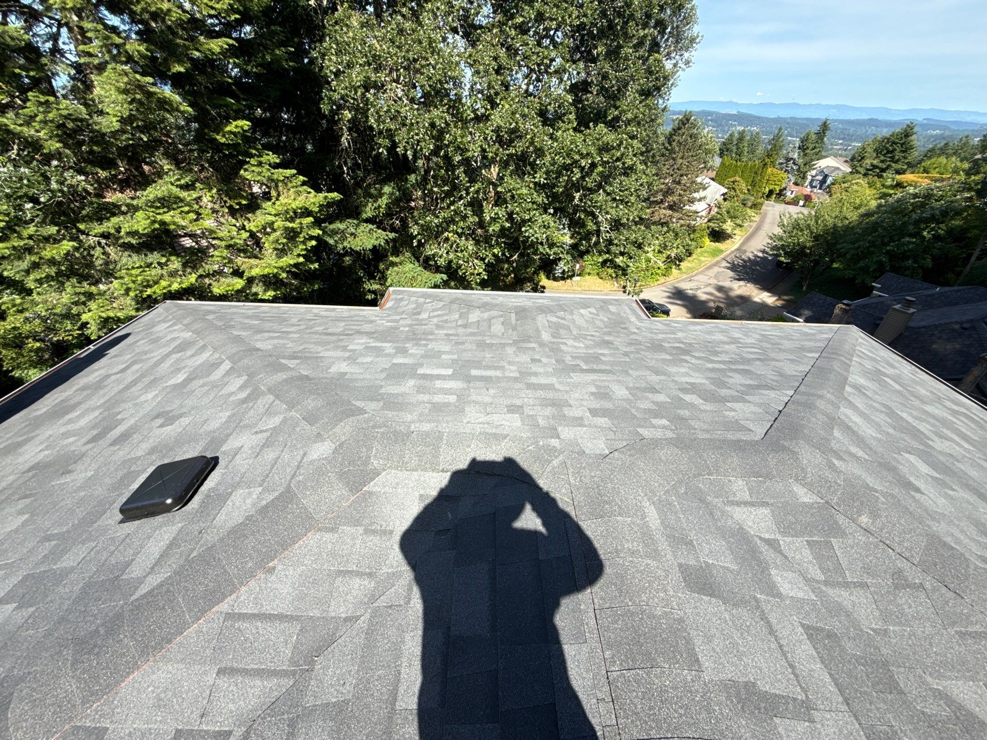 Project in West linn by Tom Leach Roofing