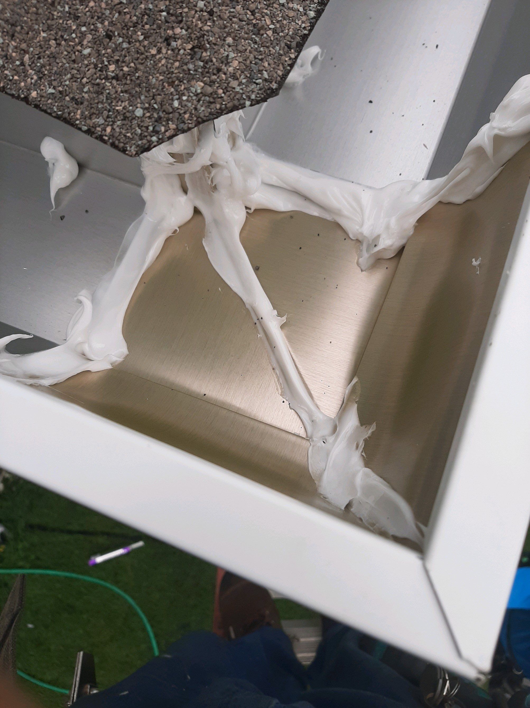 Seamless Gutter Installation using White K-Style Gutters by Gutter Professors
