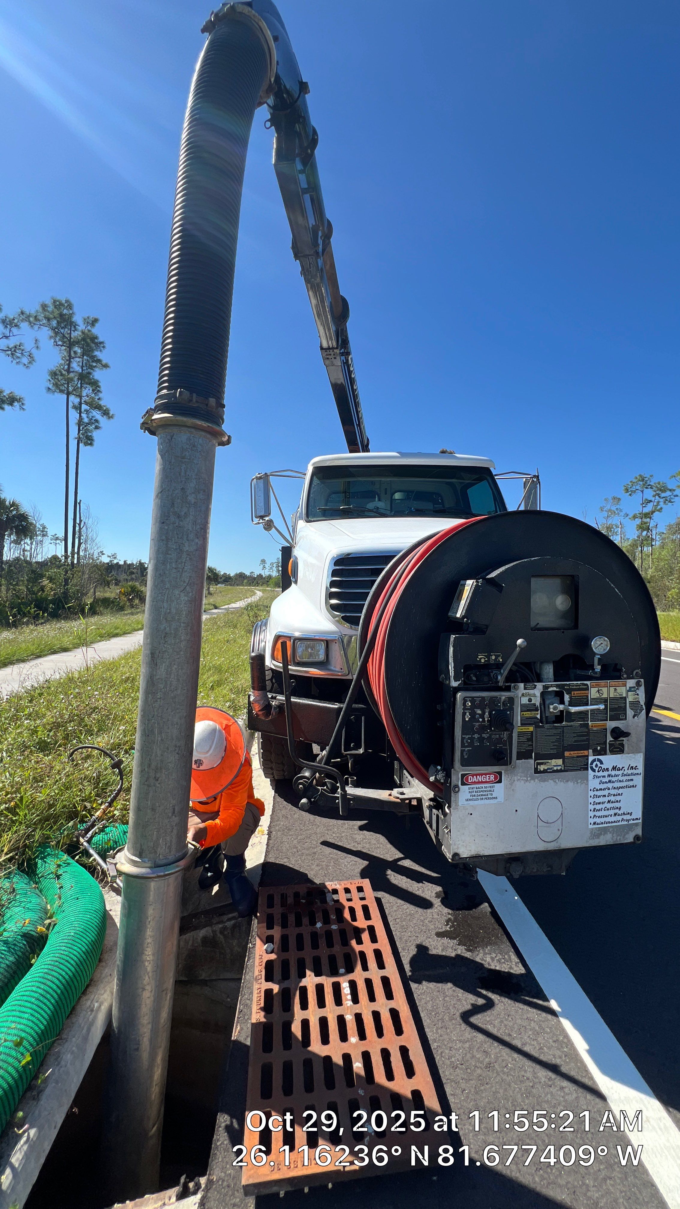 New Construction Road off Rattlesnake in Naples by Don Mar, Inc. Storm Water Solutions