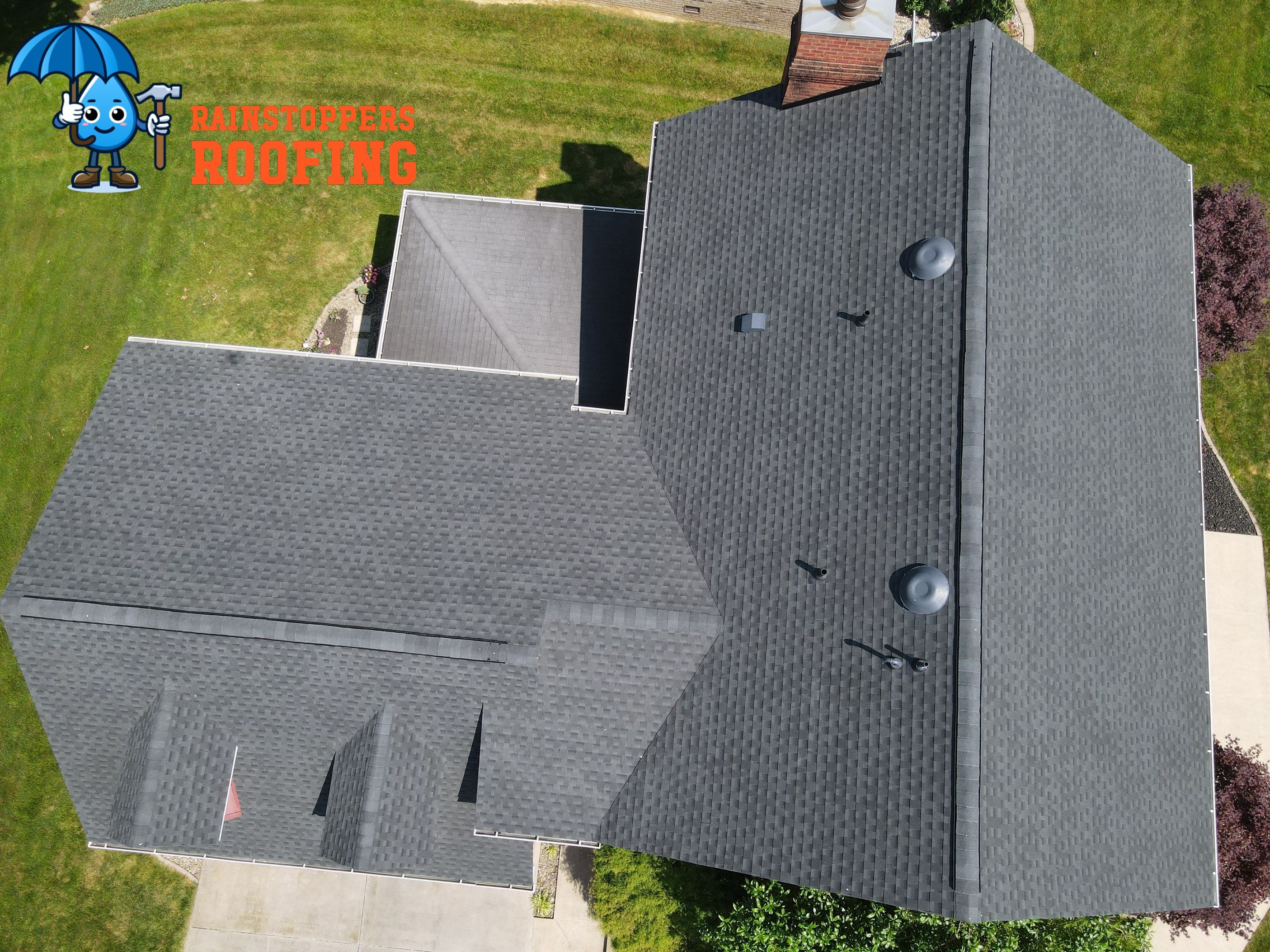 Residential Roofing Installation using GAF Timberline HDZ by Rainstoppers Roofing