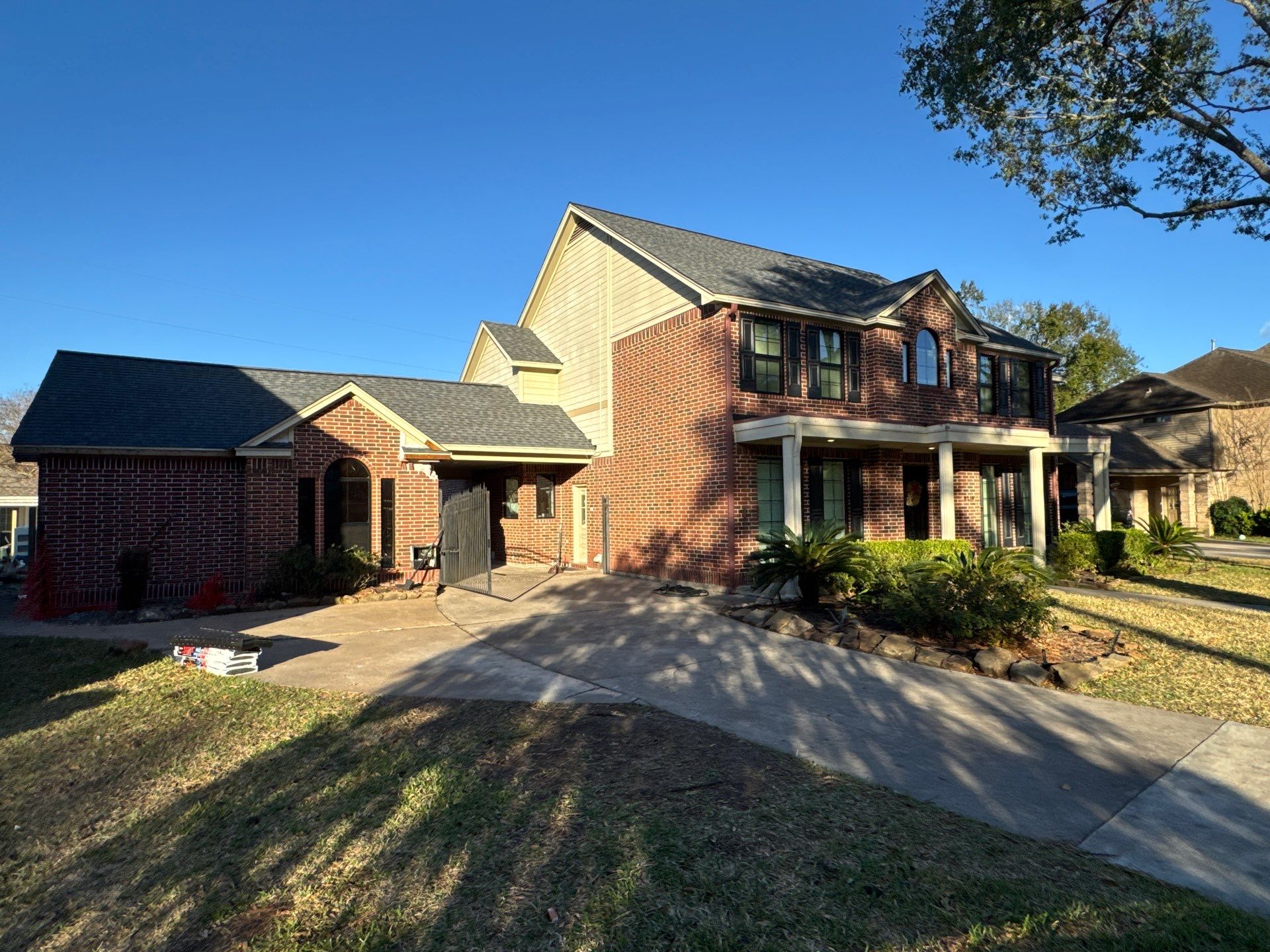 Project in Spring, TX by True Line Roofing and Exteriors
