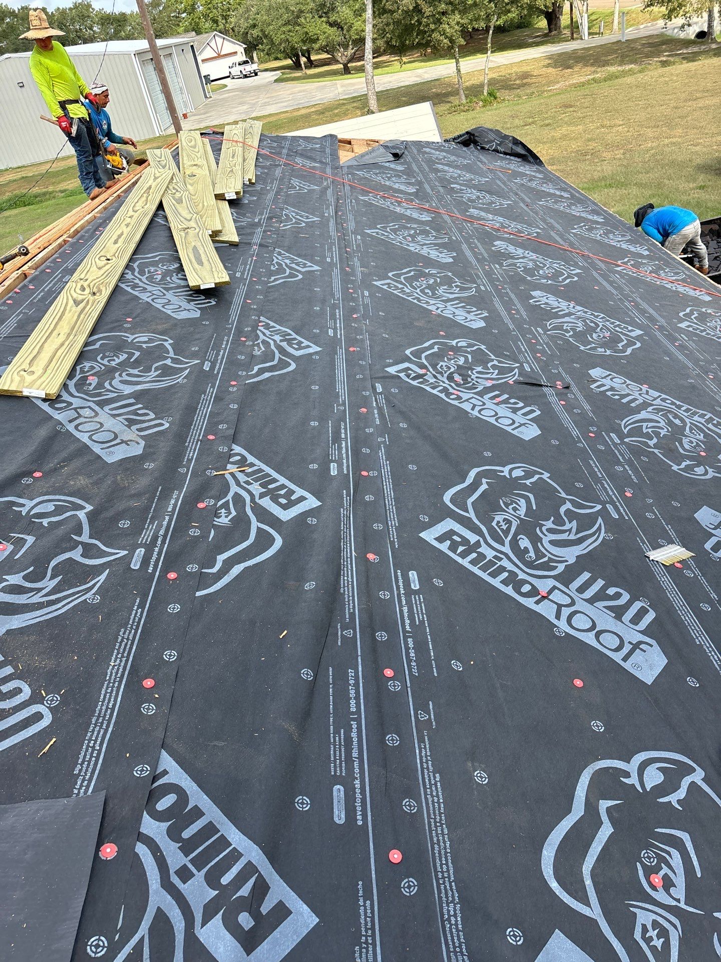 Residential Roofing Installation using Owen's Corning Duration (Lifetime) Shingles by Roof Repair Company