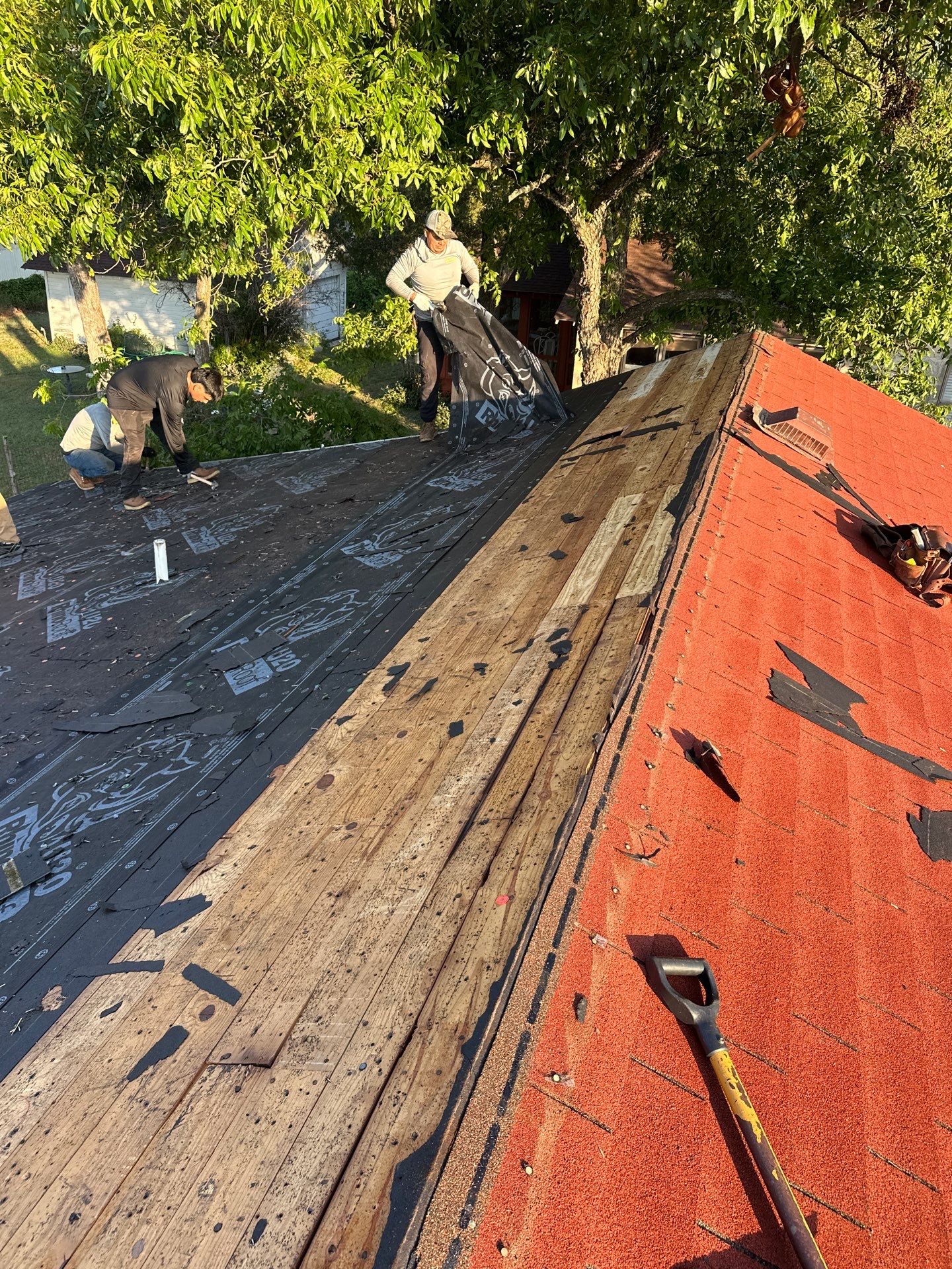 Residential Roofing Installation using Owens Corning Oakridge Onyx Black by DeZign Roofing & Exteriors