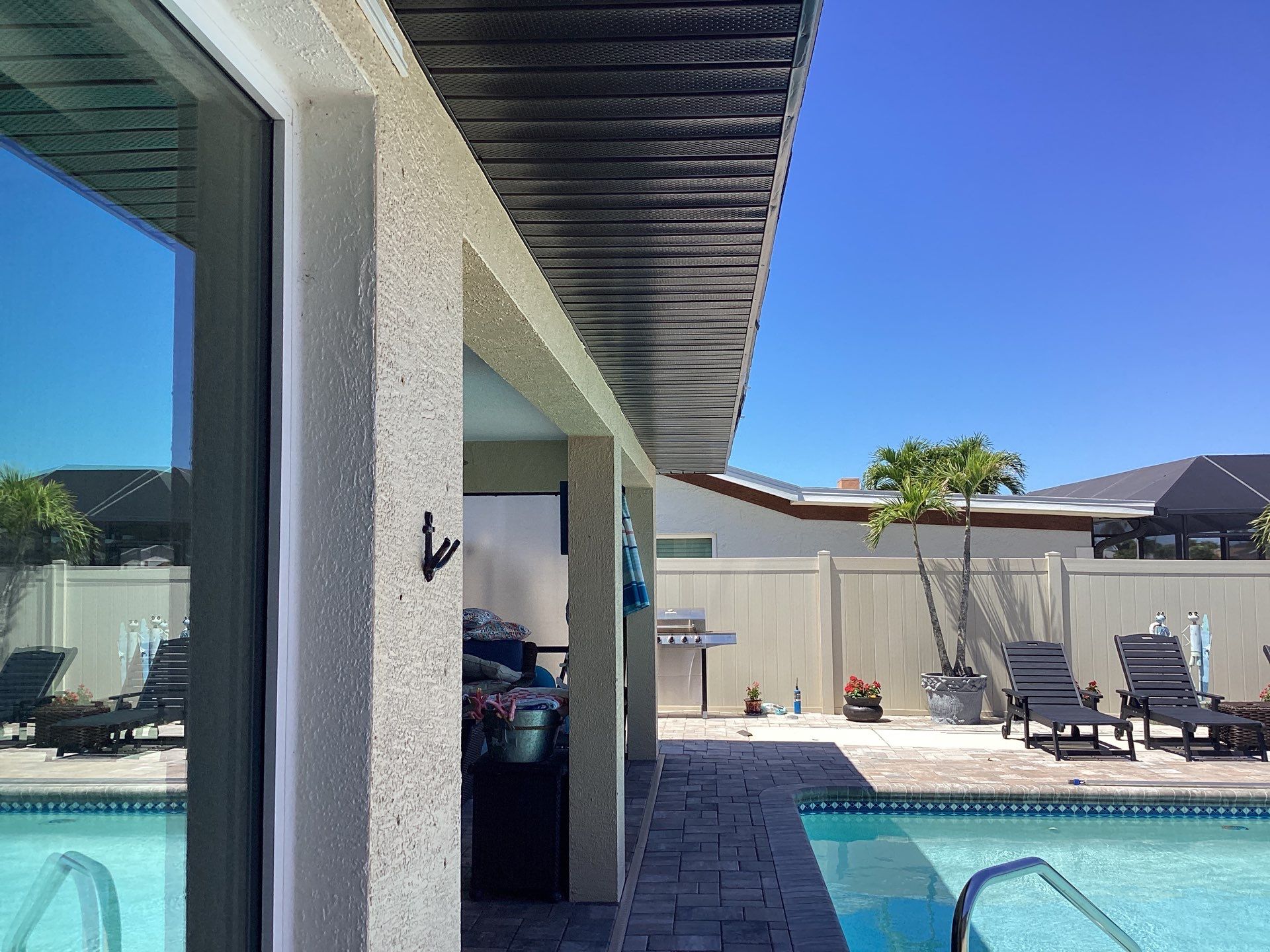 Musket Brown Gutter Installation and Soffit Fascia in Cape Coral FL by Gutter Professors